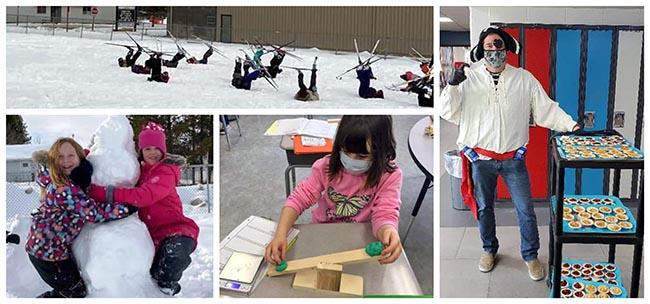 fun in the snow and learning science
